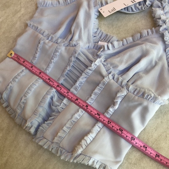 Urban Outfitters Medium Kimchi Blue Lace Ruffle Corset Cami Tank Size S - Picture 10 of 14